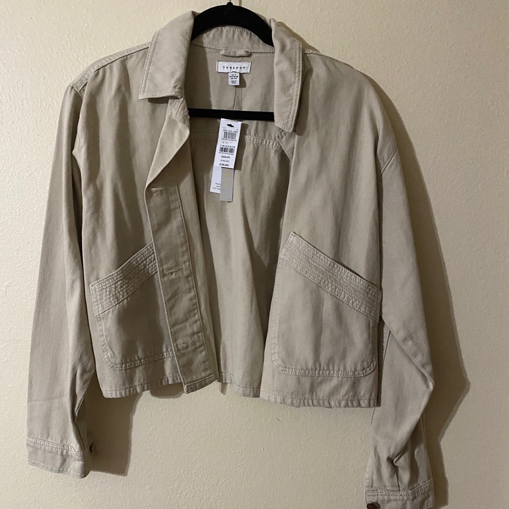 CROPPED NWT TOPSHOP JACKET
